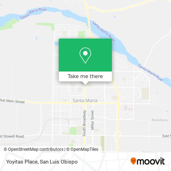 Yoyitas Place map