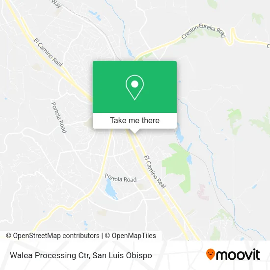 Walea Processing Ctr map