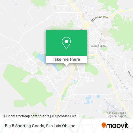 Big 5 Sporting Goods map