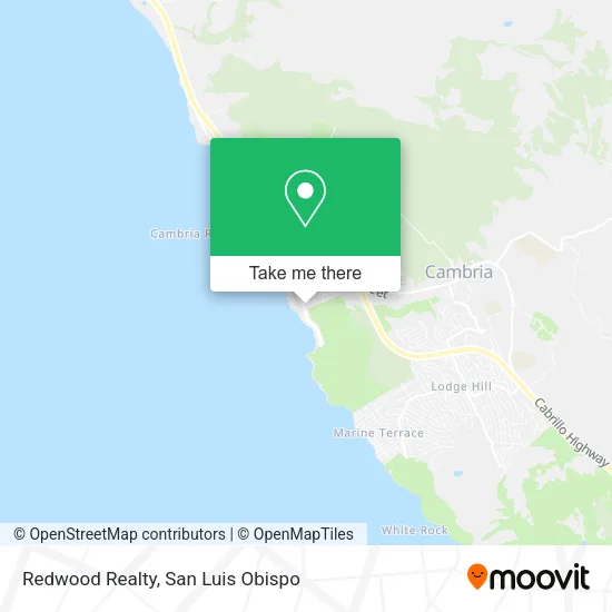 Redwood Realty map