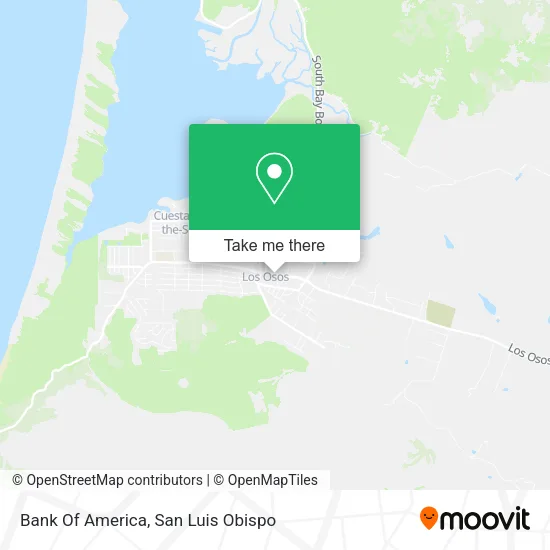 Bank Of America map