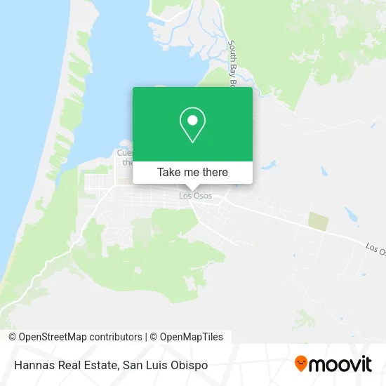 Hannas Real Estate map