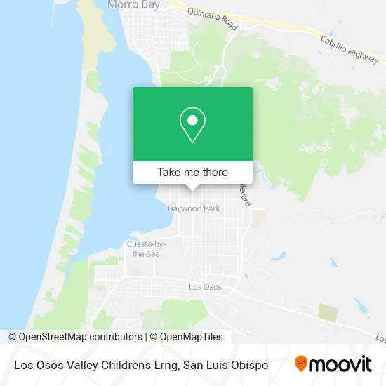 Los Osos Valley Childrens Lrng map