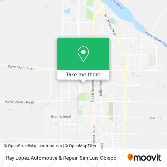 Ray Lopez Automotive & Repair map