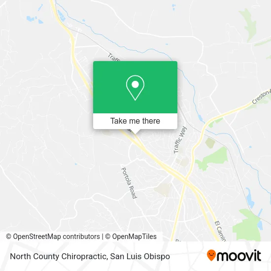 North County Chiropractic map