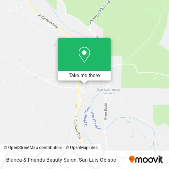 Blanca & Friends Beauty Salon map