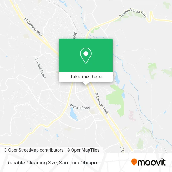 Reliable Cleaning Svc map