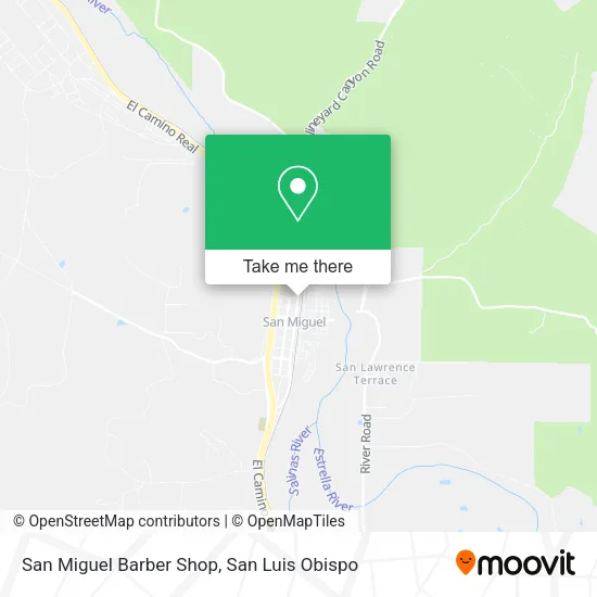 San Miguel Barber Shop map