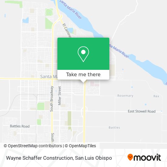 Wayne Schaffer Construction map