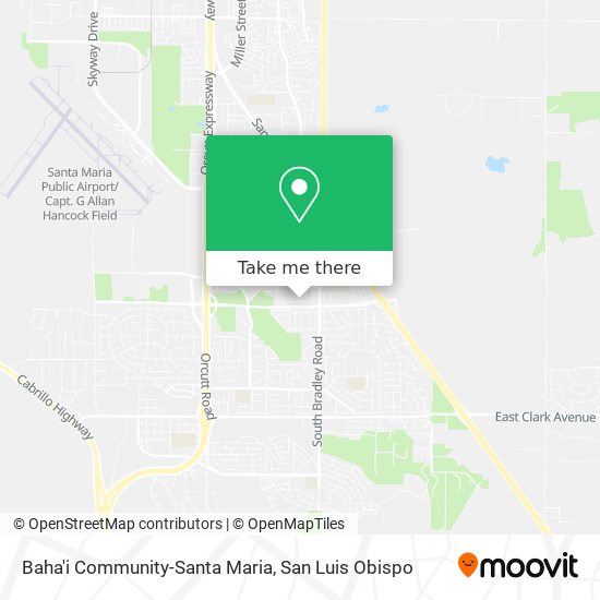 Mapa de Baha'i Community-Santa Maria