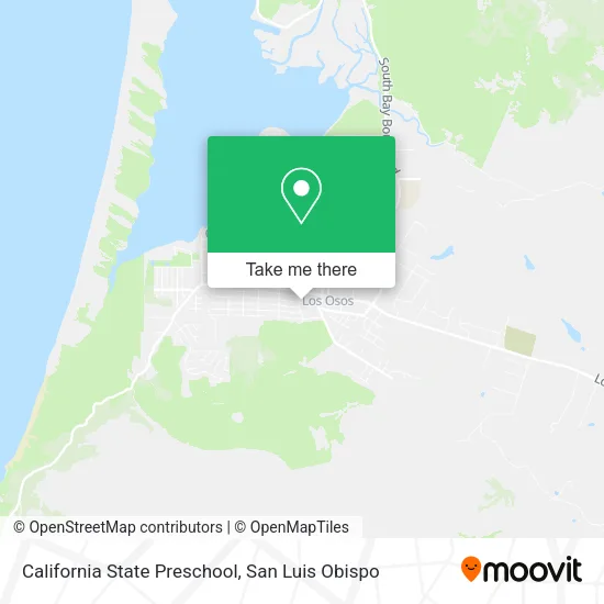 California State Preschool map