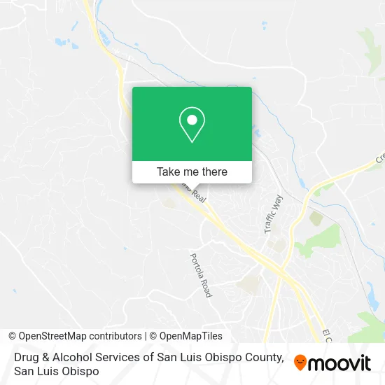 Drug & Alcohol Services of San Luis Obispo County map