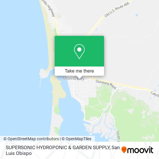 SUPERSONIC HYDROPONIC & GARDEN SUPPLY map