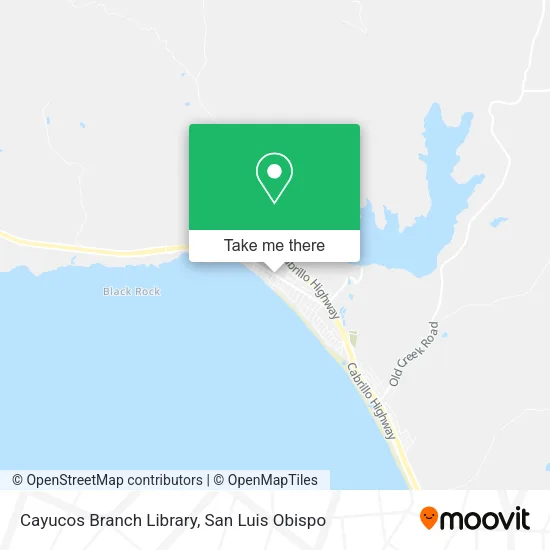 Cayucos Branch Library map