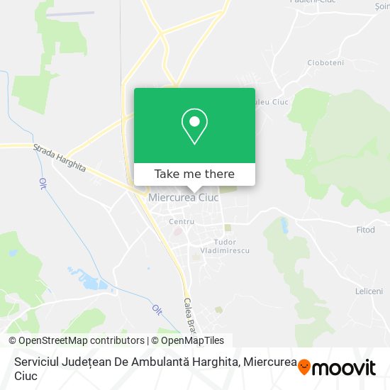 Serviciul Județean De Ambulantă Harghita map