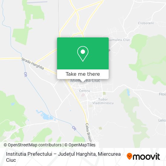 Institutia Prefectului – Județul Harghita map