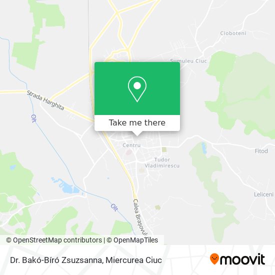 Dr. Bakó-Bíró Zsuzsanna map