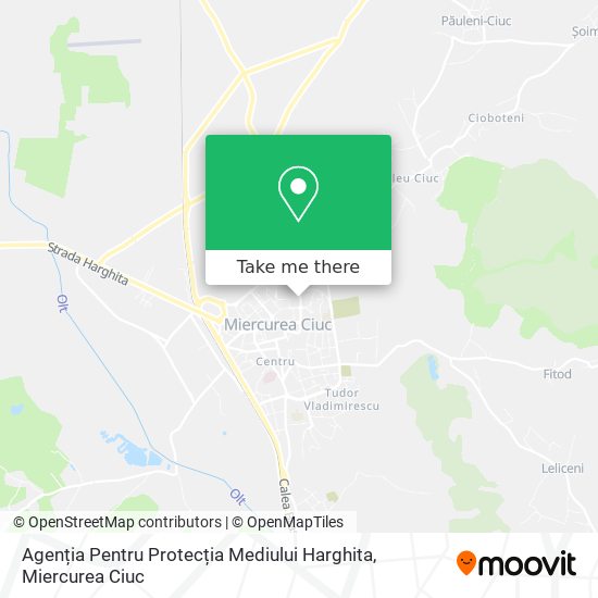 Agenția Pentru Protecția Mediului Harghita map