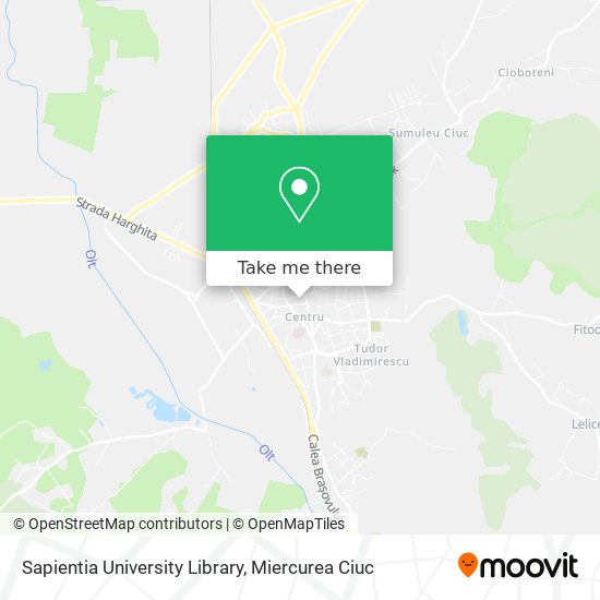 Sapientia University Library map