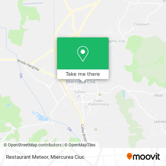 Restaurant Meteor map