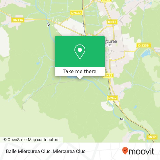 Băile Miercurea Ciuc map