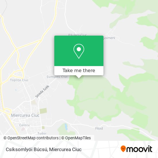 Csíksomlyói Búcsú map
