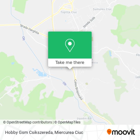 Hobby Gsm Csikszereda map