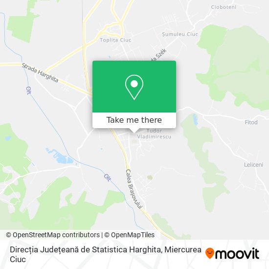 Direcția Județeană de Statistica Harghita map
