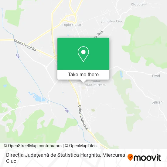 Direcția Județeană de Statistica Harghita map
