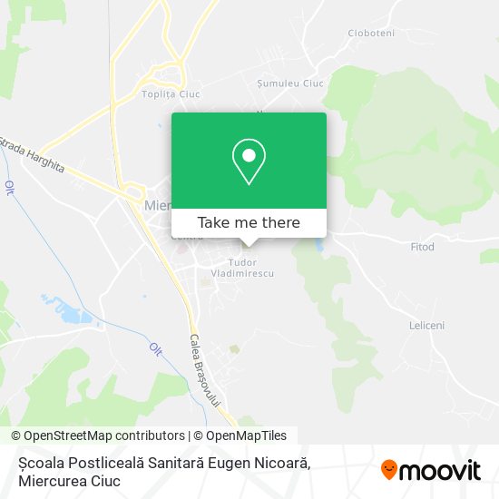 Școala Postliceală Sanitară Eugen Nicoară map