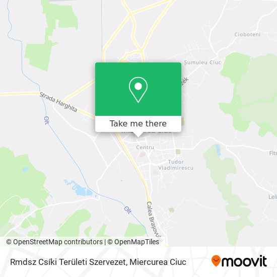 Rmdsz Csíki Területi Szervezet map