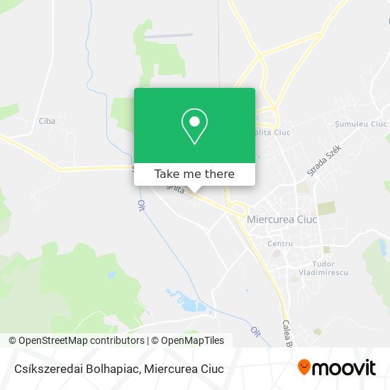Csíkszeredai Bolhapiac map
