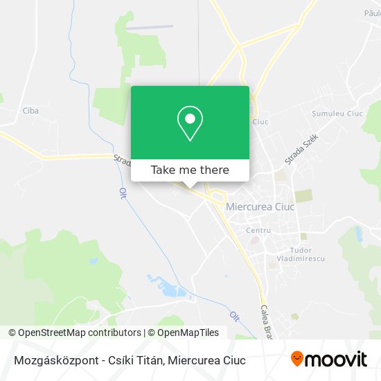 Mozgásközpont - Csíki Titán map