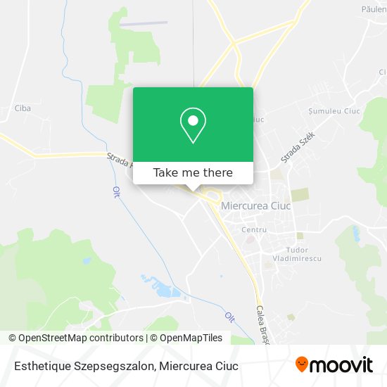 Esthetique Szepsegszalon map