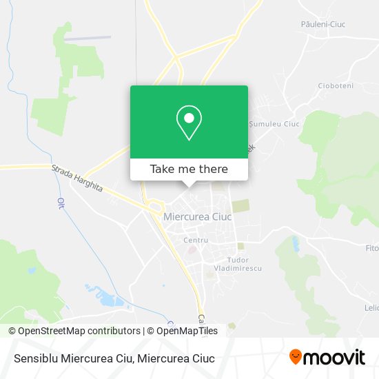 Sensiblu Miercurea Ciu map