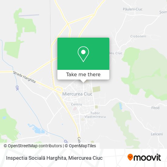 Inspectia Socială Harghita map