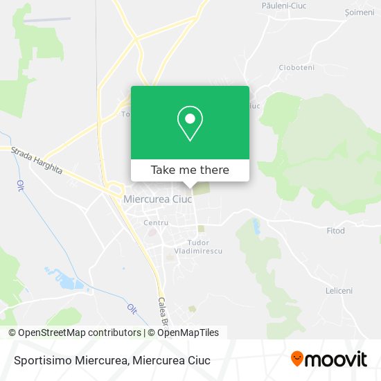 Sportisimo Miercurea map