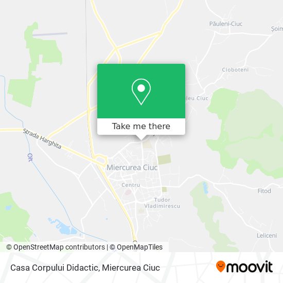 Casa Corpului Didactic map