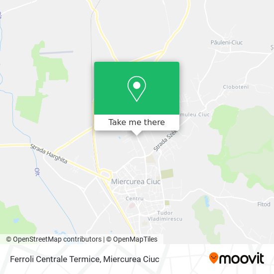 Ferroli Centrale Termice map