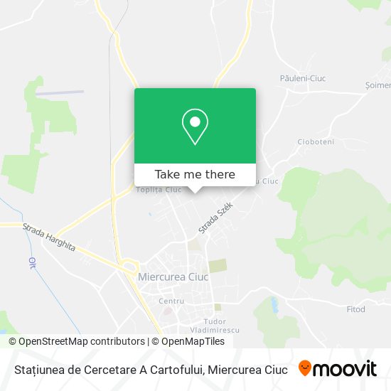 Stațiunea de Cercetare A Cartofului map