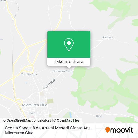 Școala Specială de Arte și Meserii Sfanta Ana map