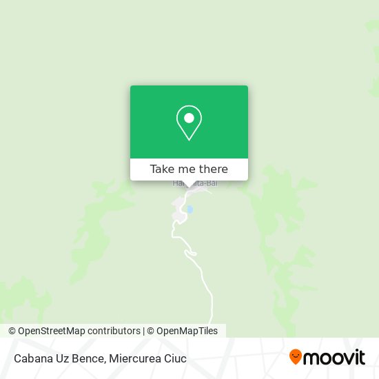 Cabana Uz Bence map