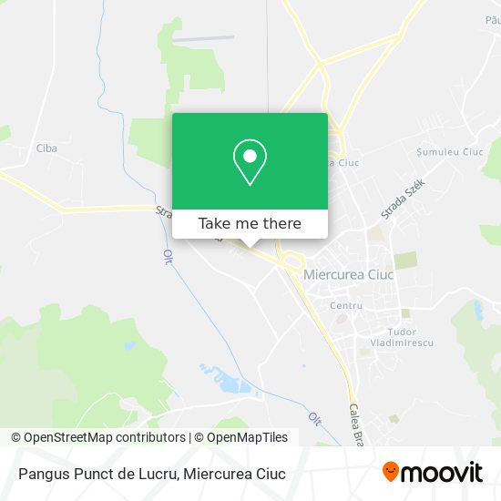 Pangus Punct de Lucru map
