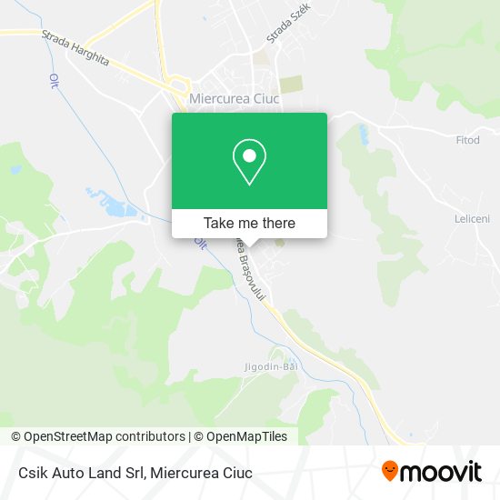 Csik Auto Land Srl map