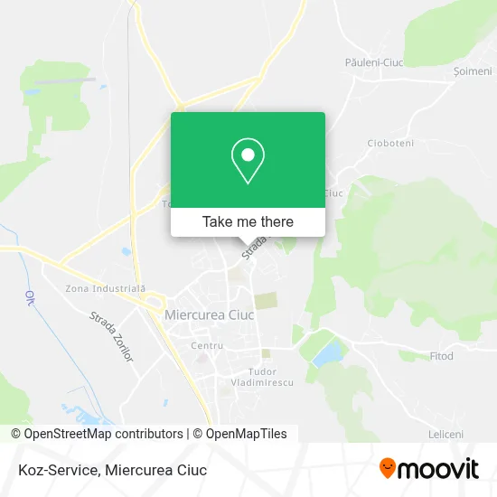 Koz-Service map