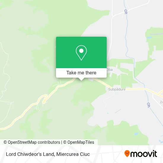 Lord Chiwdeor's Land map