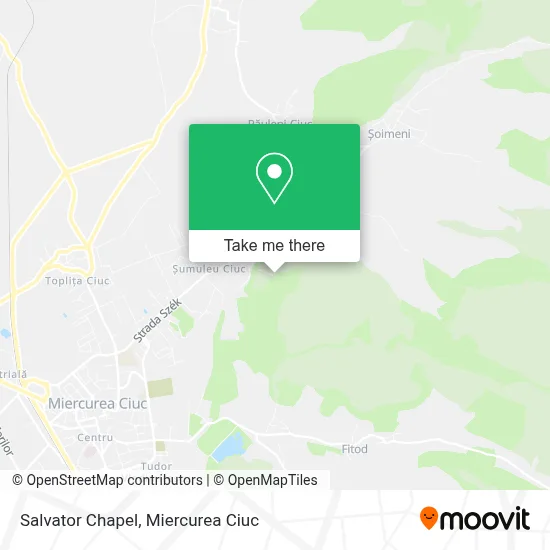 Salvator Chapel map