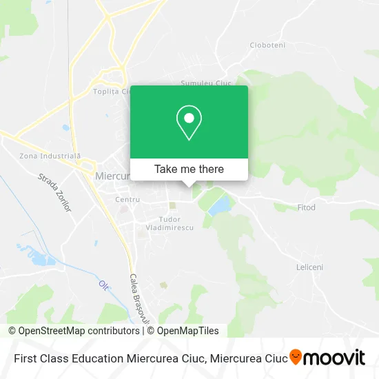 First Class Education Miercurea Ciuc map