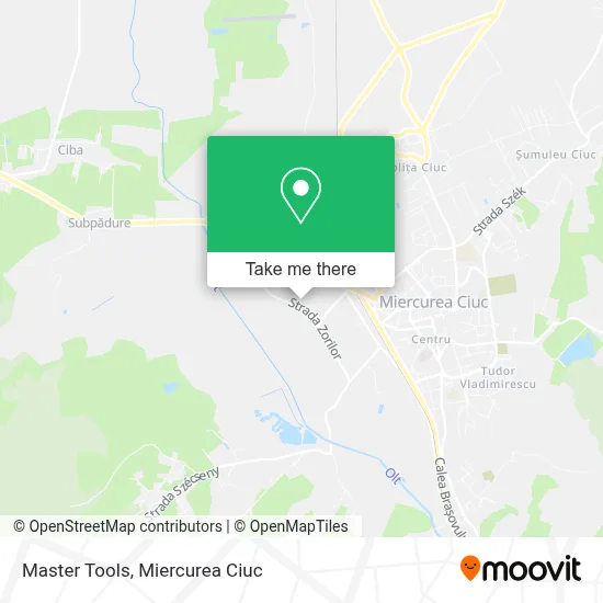 Master Tools map