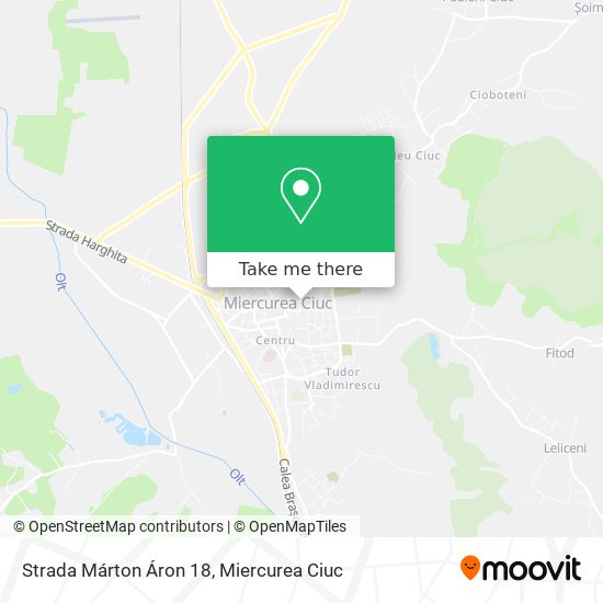 Strada Márton Áron 18 map